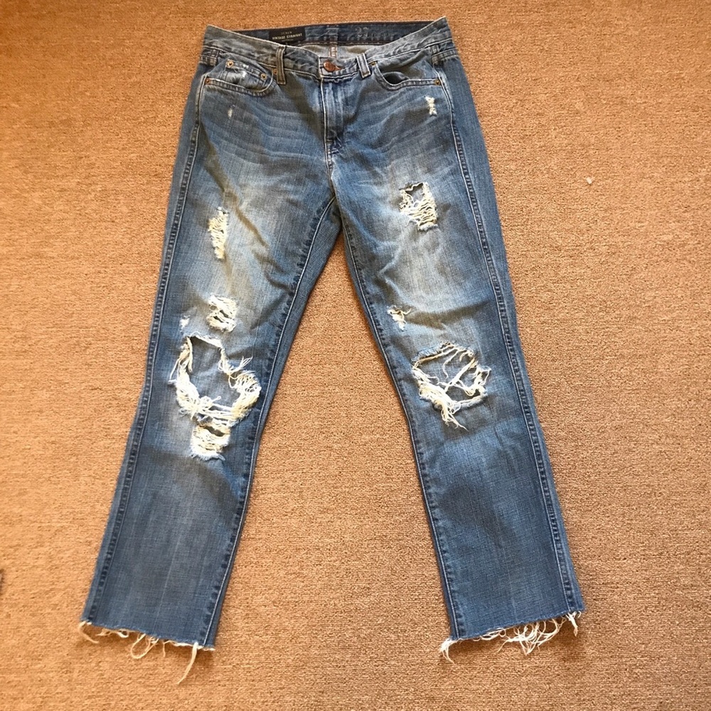 J.Crew straight leg mid rise jeans